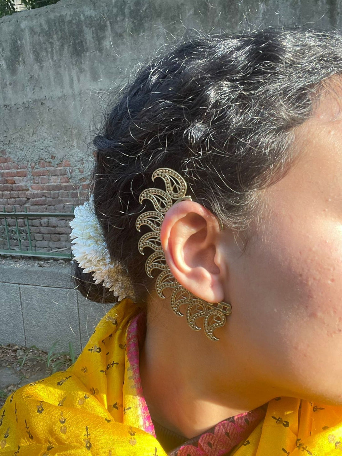 Gold-Plated Ear Cuff Earrings By Studio One Love