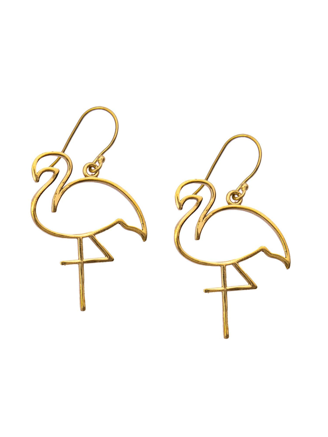 Party Wear Drops and Danglers Earrings - Western Gold-Plated Brass Earrings By Studio One Love