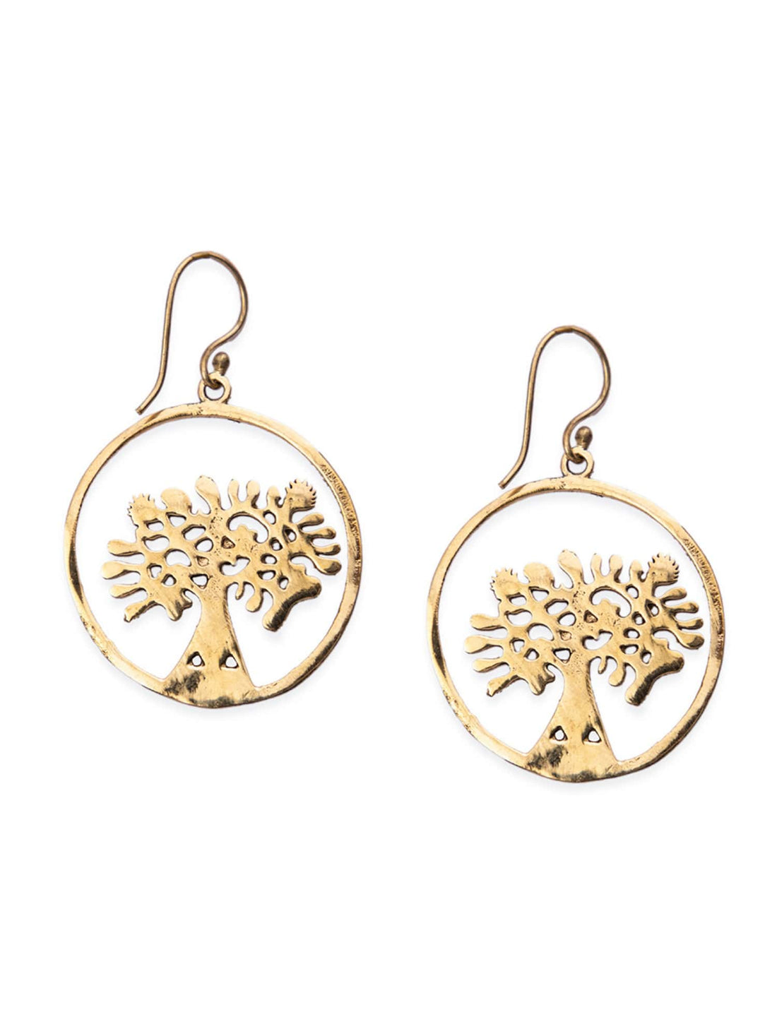 Daily Wear Drops & Danglers Earrings - Western Gold-Plated Brass Earrings By Studio One Love