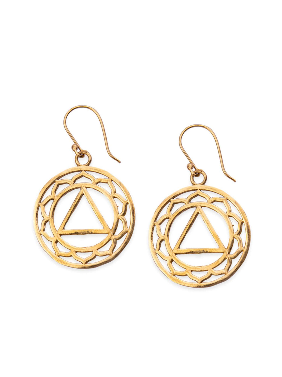 Daily Wear Drops & Danglers Earrings - Western Gold-Plated Brass Earrings By Studio One Love