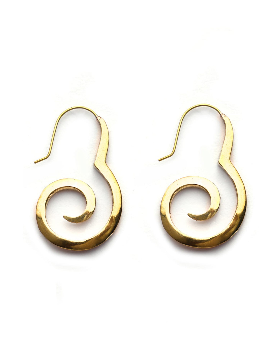 Daily Wear Drops & Danglers Earrings - Western Gold-Plated Brass Earrings By Studio One Love