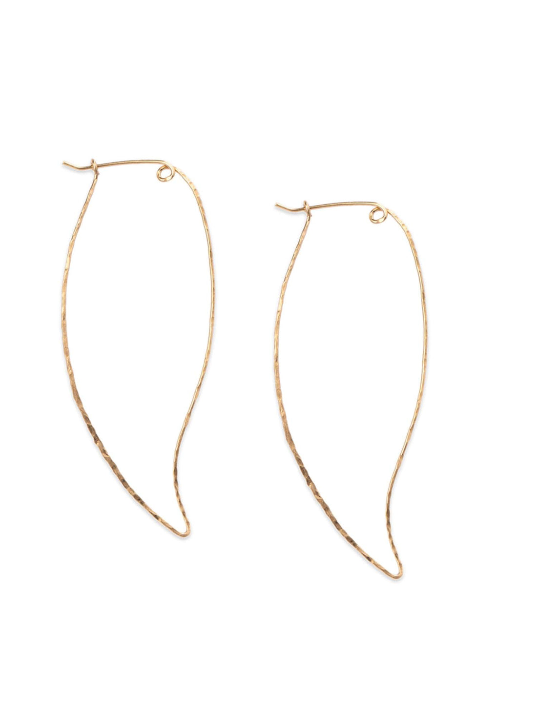 Daily Wear Hoops Earrings - Western Gold-Plated Brass Earrings By Studio One Love