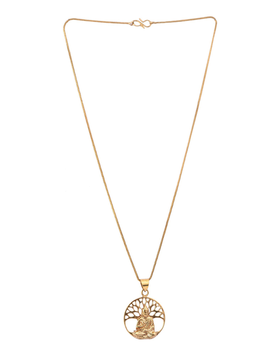 Women Brass-Plated Contemporary-Shaped Pendant With Chain By Studio One Love