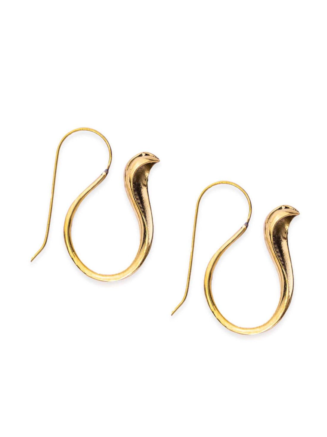 Party Wear Drops and Danglers Earrings - Western Gold-Plated Brass Earrings By Studio One Love