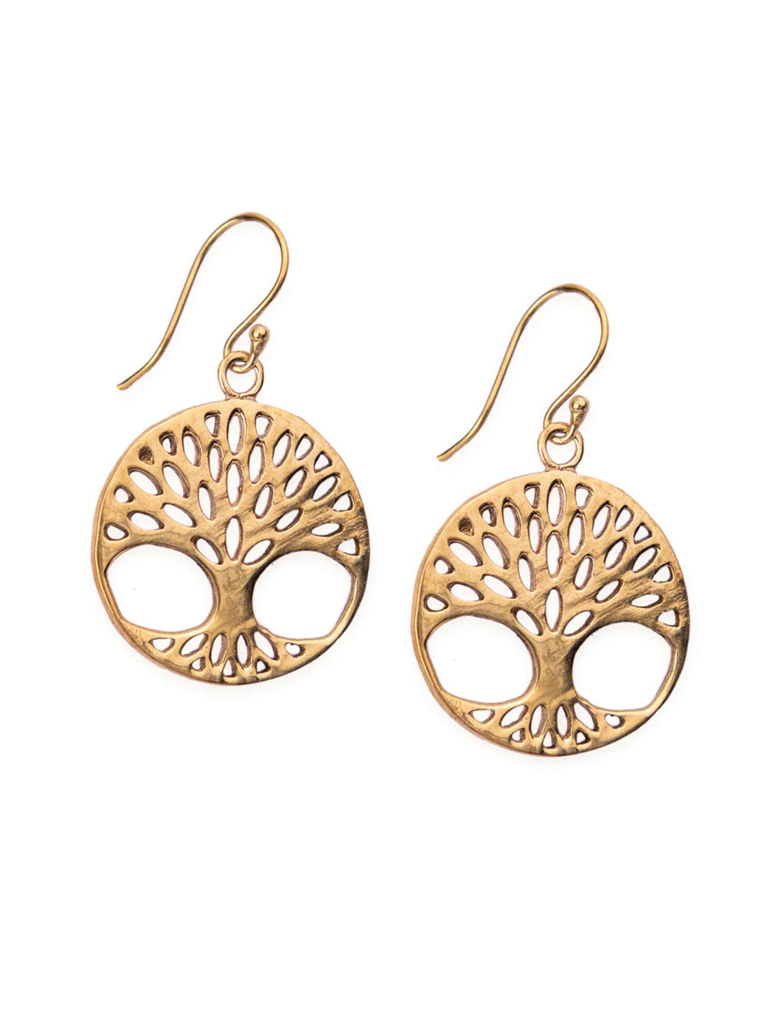 Daily Wear Drops & Danglers Earrings - Western Gold-Plated Brass Earrings By Studio One Love