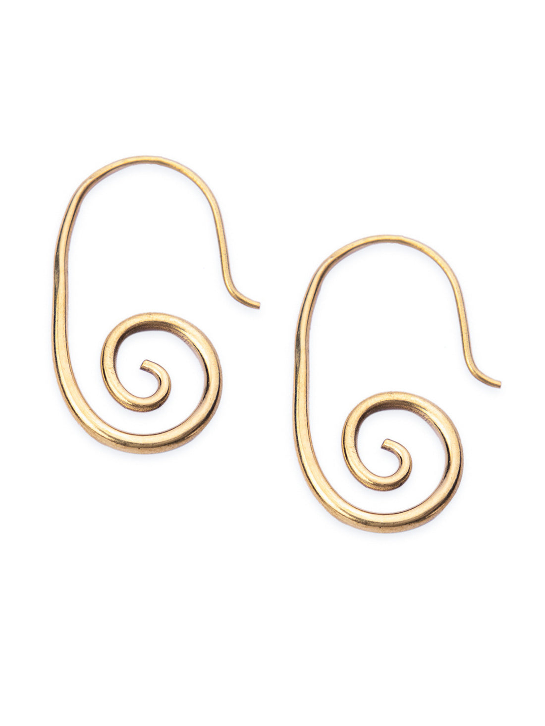 Work Wear Drops & Danglers Earrings - Western Gold-Plated Brass Earrings By Studio One Love