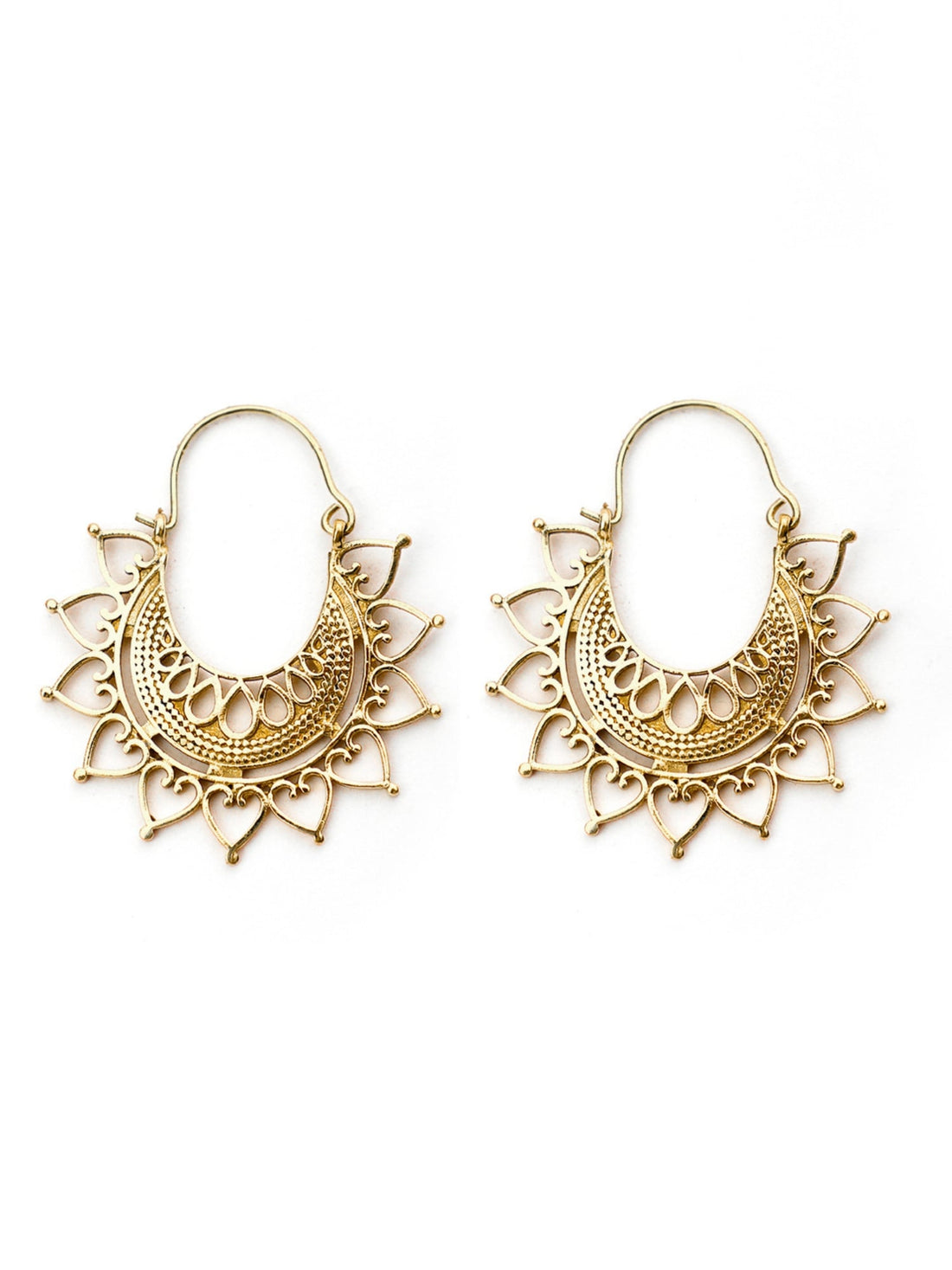 Festive Wear Chandbaalis Earrings - Traditional Gold-Plated Brass Earrings By Studio One Love