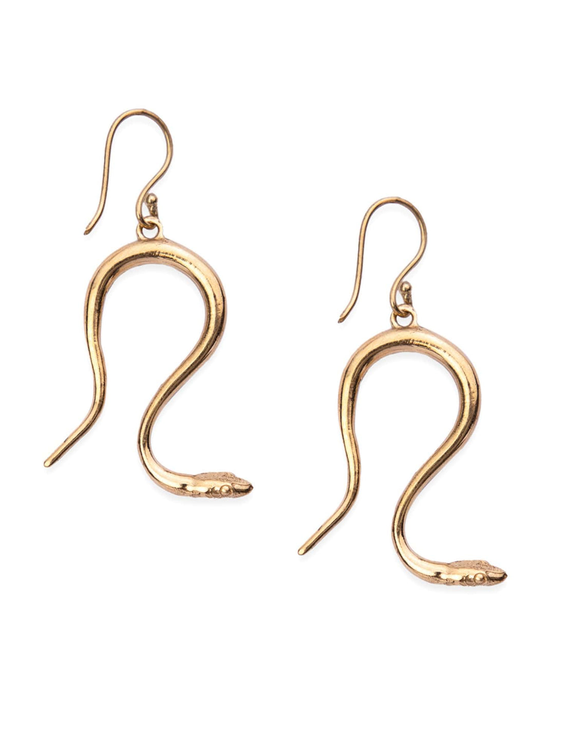 Festive Wear Drops & Danglers Earrings - Western Gold-Plated Brass Earrings By Studio One Love