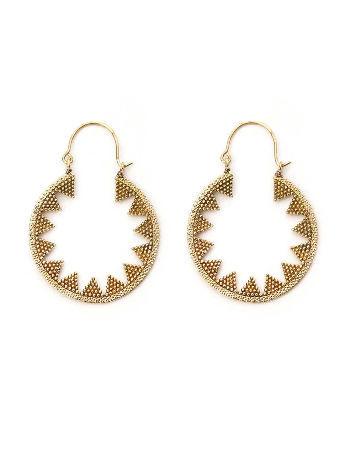 Daily Wear Hoops Earrings - Effortless Glam Gold and Silver-Plated Brass Earrings By Studio One Love