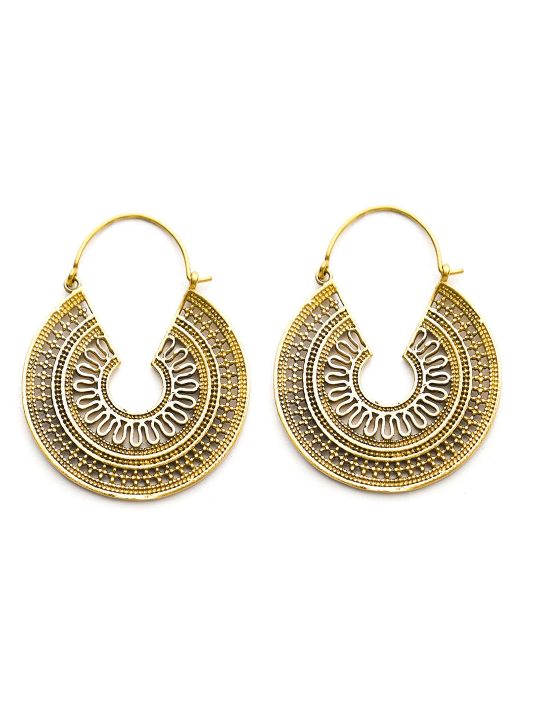 Festive Wear Chandbaalis Earrings - Traditional Gold-Plated Brass Earrings By Studio One Love