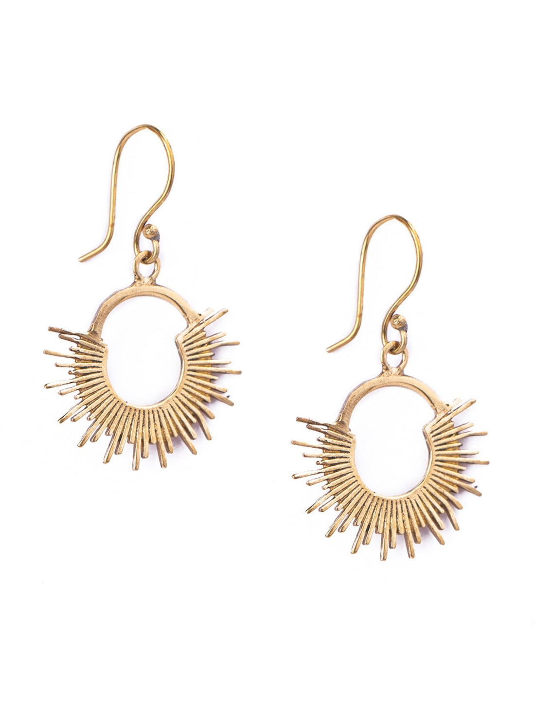 Daily Wear Drops & Danglers Earrings - Traditional Gold-Plated Brass Earrings By Studio One Love