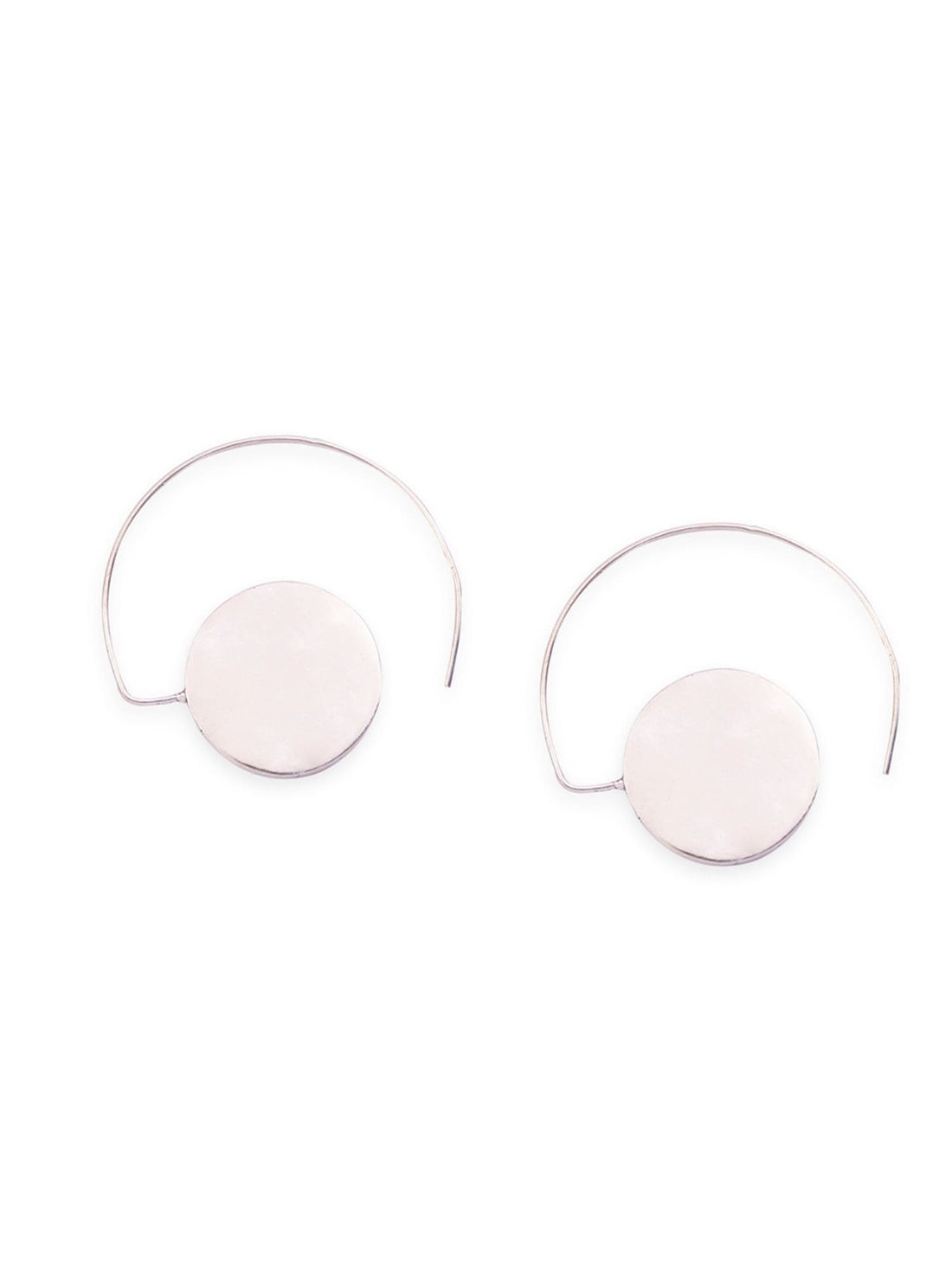 Daily Wear Hoops Earrings - Minimal Gold and Silver-Plated Brass Earrings By Studio One Love