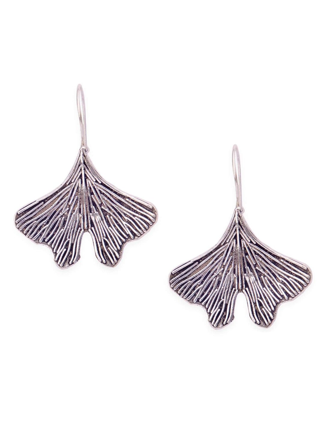 Work Wear Drops & Danglers Earrings - Serene Butterfly Gold and Silver-Plated Brass Earrings By Studio One Love