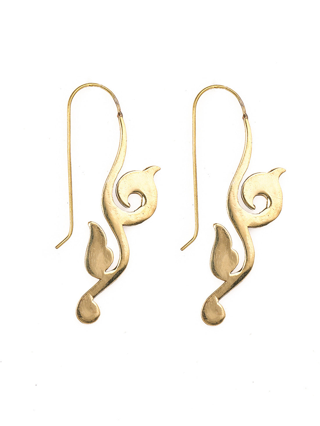 Work Wear Drops & Danglers Earrings - Traditional Gold and Silver-Plated Brass Earrings By Studio One Love