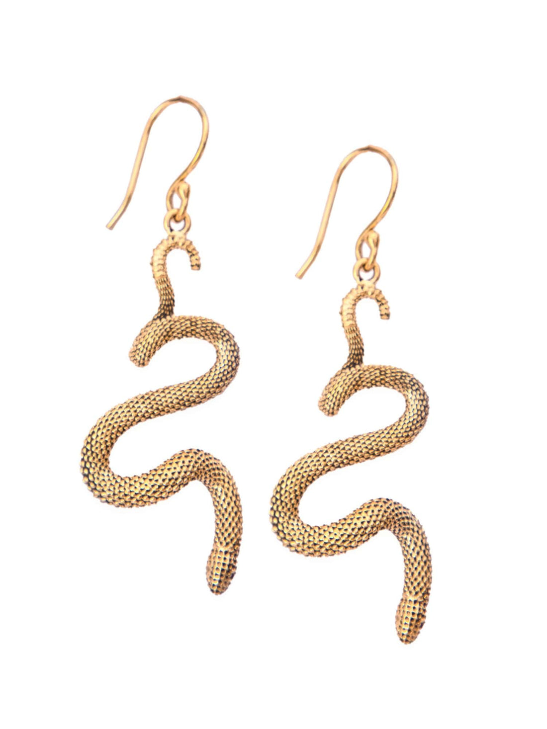 Party Wear Drops & Danglers Earrings - Western Gold-Plated Brass Earrings By Studio One Love