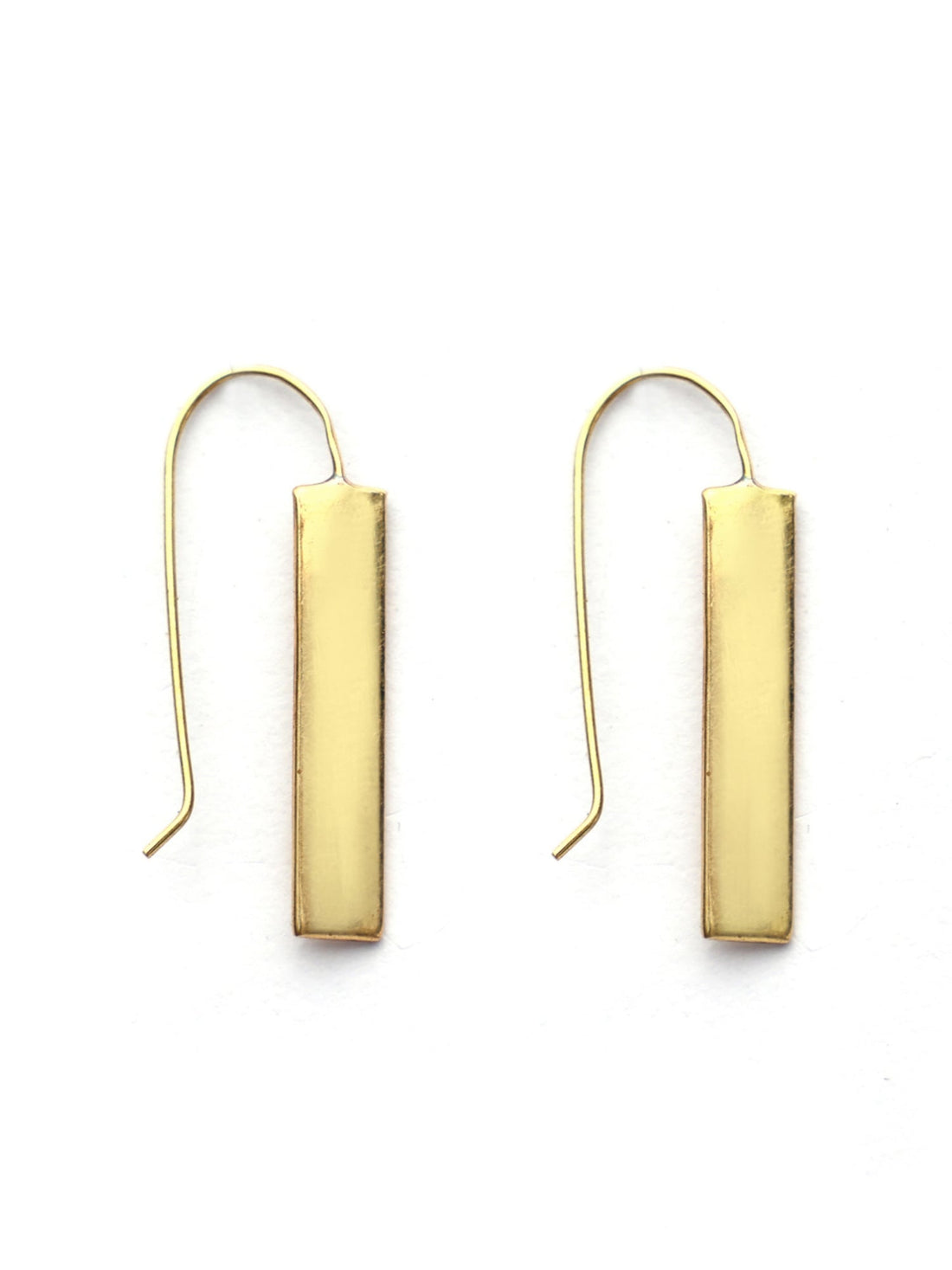 Daily Wear Drops and Danglers Earrings - Western Gold-Plated Brass Earrings By Studio One Love