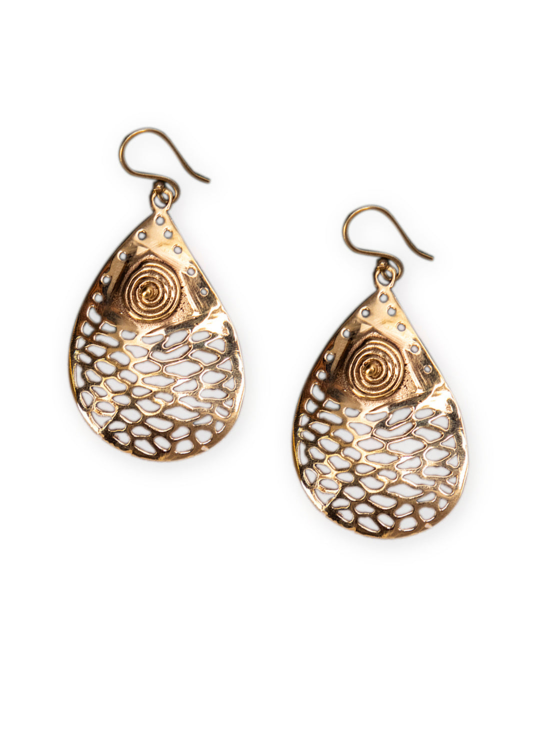 Festive Wear Drops & Danglers Earrings - Traditional Gold-Plated Brass Earrings By Studio One Love