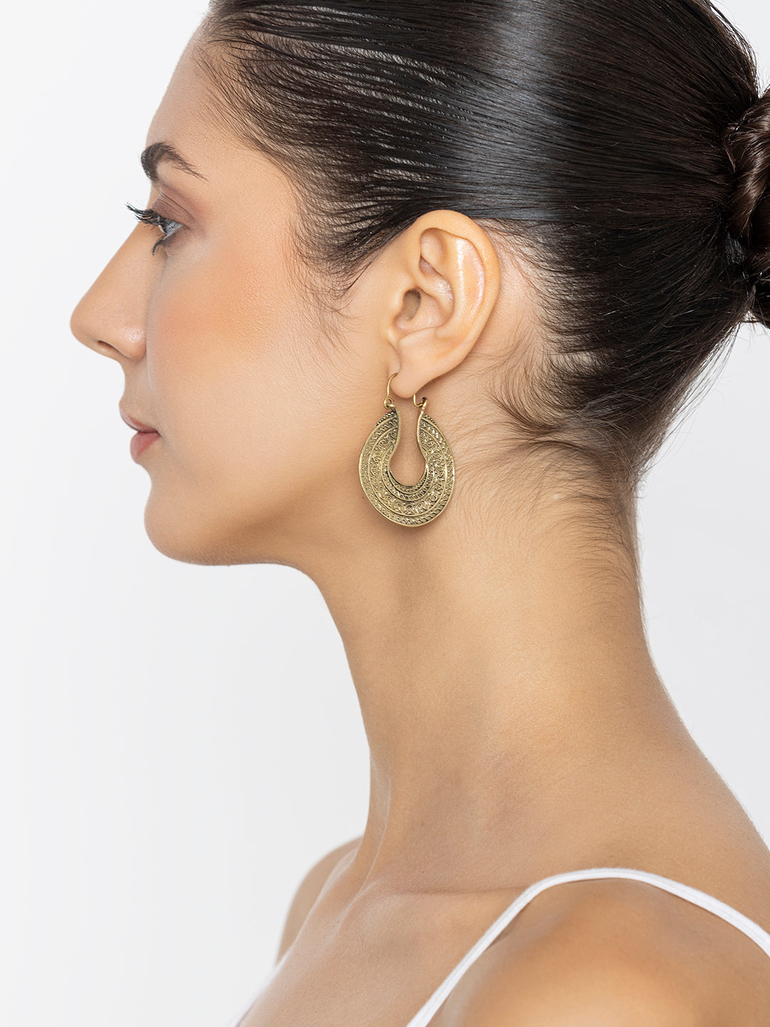 Festive Wear Chandbaalis Earrings - Traditional Gold-Plated Brass Earrings By Studio One Love