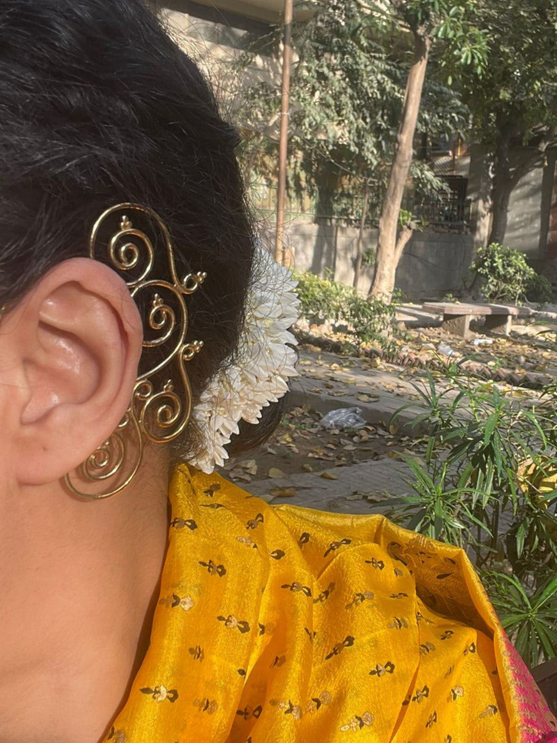 Gold-Plated Ear Cuff Earrings By Studio One Love