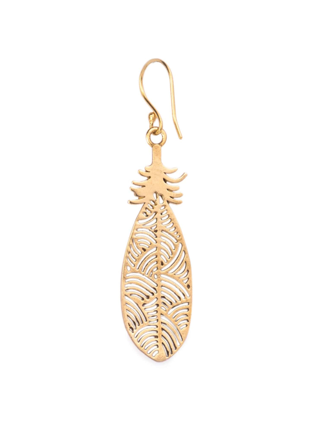 Daily Wear Drops & Danglers Earrings - Pineapple Chic Gold and Silver-Plated Brass Earrings By Studio One Love