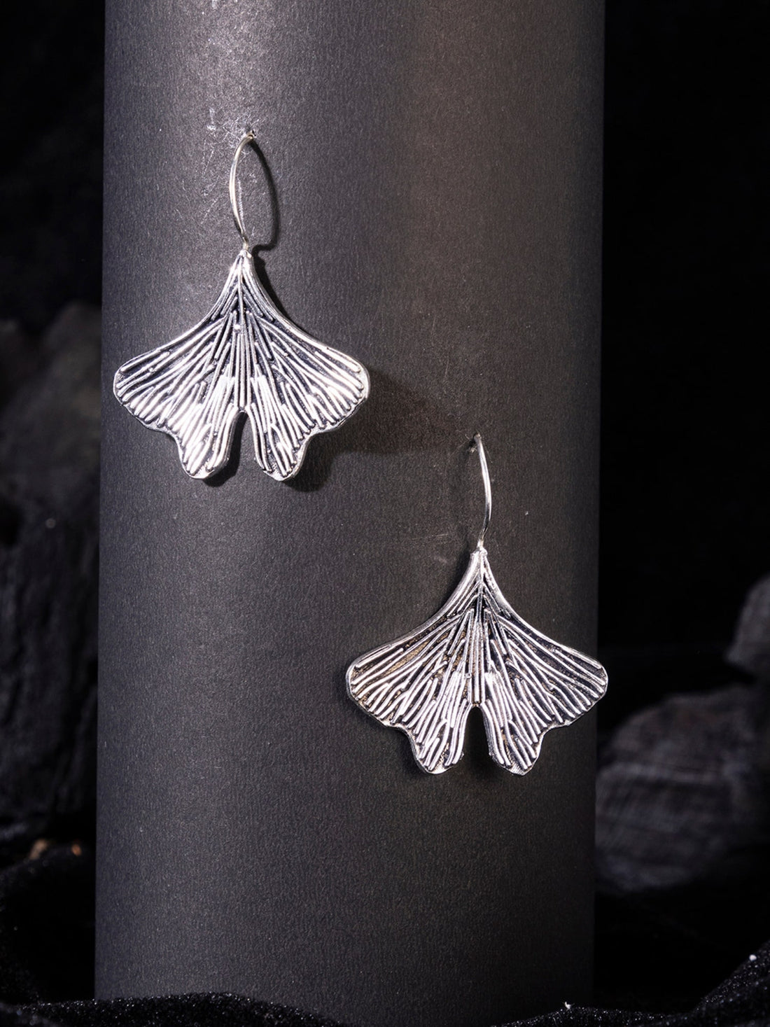 Work Wear Drops & Danglers Earrings - Serene Butterfly Gold and Silver-Plated Brass Earrings By Studio One Love