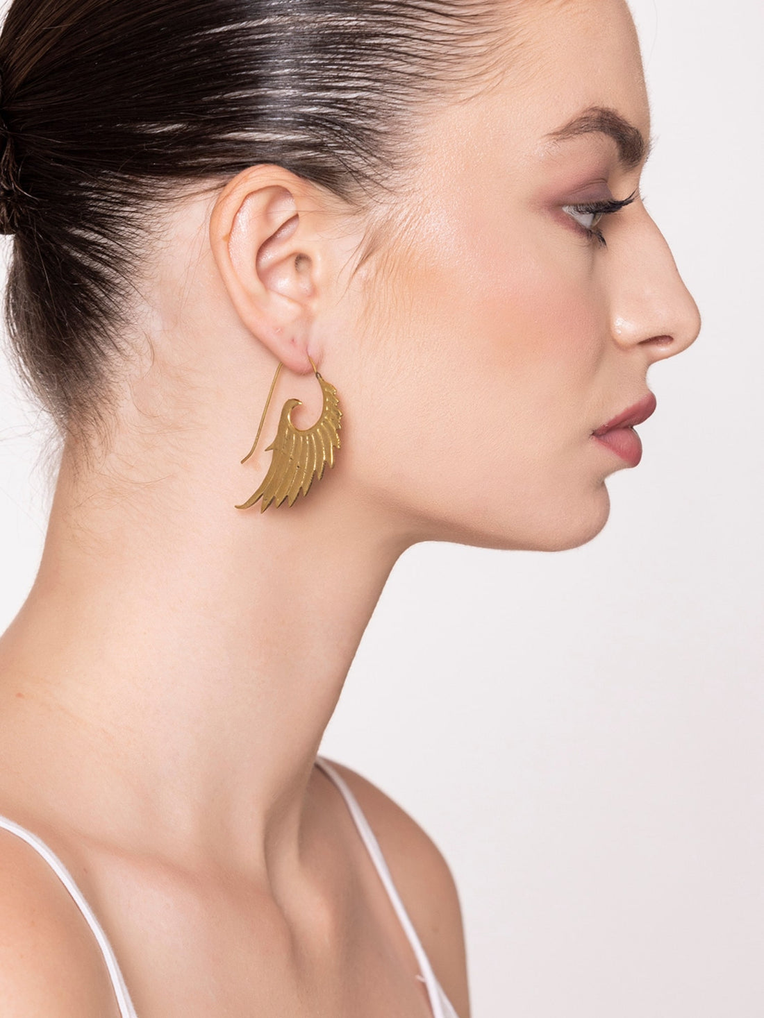 Party Wear Drops & Danglers Earrings - Contemporary Grace Gold and Silver-Plated Brass Earrings By Studio One Love