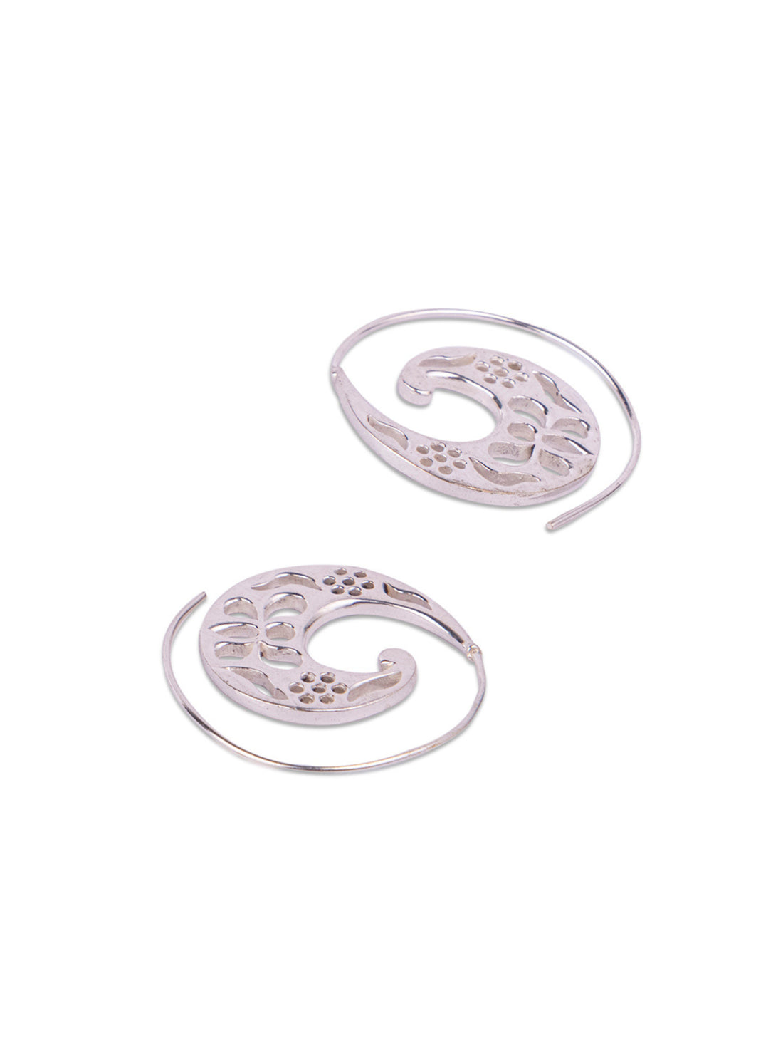 Work Wear Hoops Earrings - Traditional Gold and Silver-Plated Brass Earrings By Studio One Love