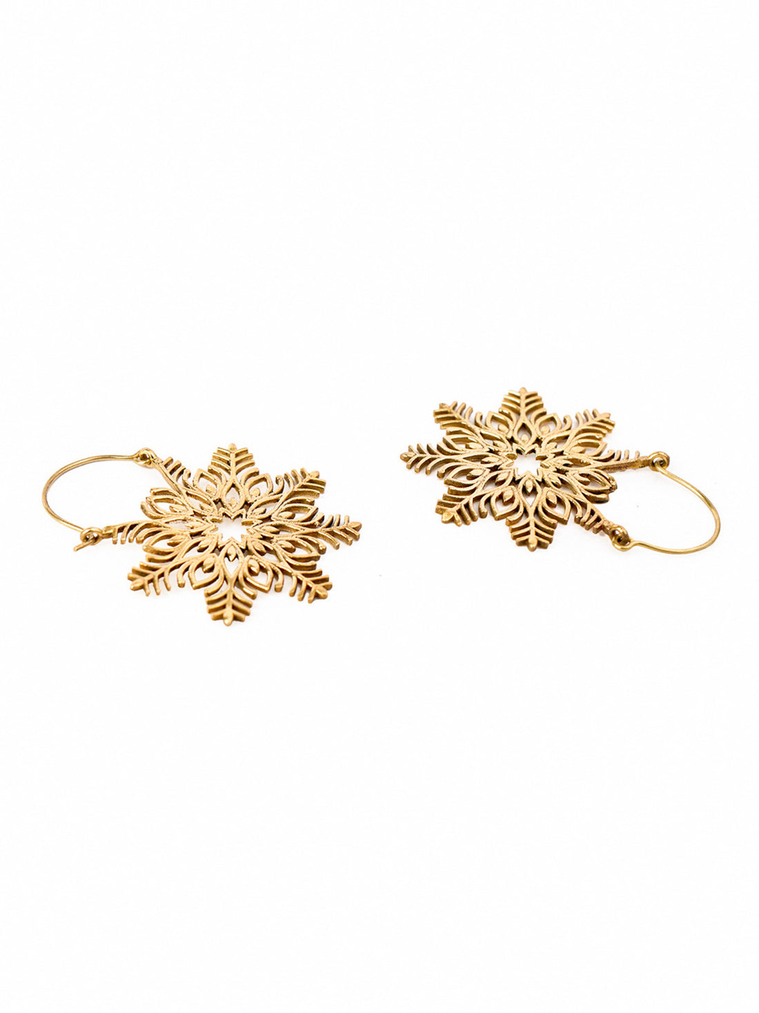 Festive Wear Hoops Earrings - Traditional Gold and Silver-Plated Brass Earrings By Studio One Love