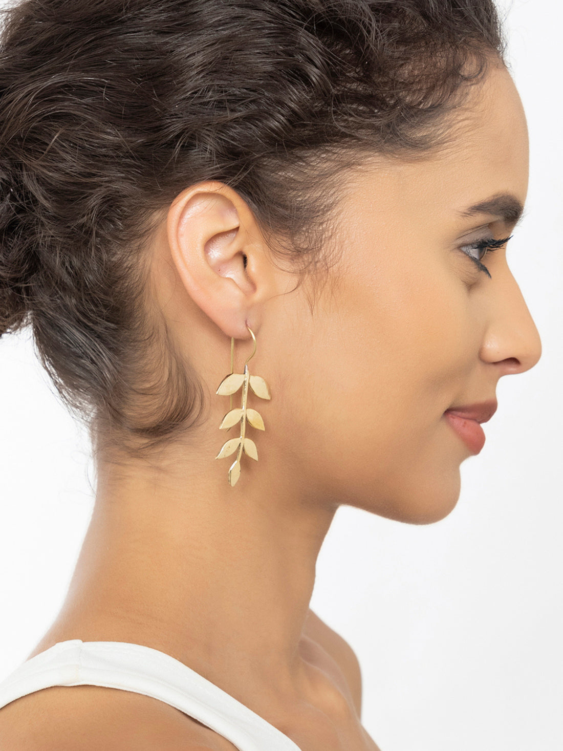 Party Wear Drops & Danglers Earrings - Western Gold and Silver-Plated Brass Earrings By Studio One Love