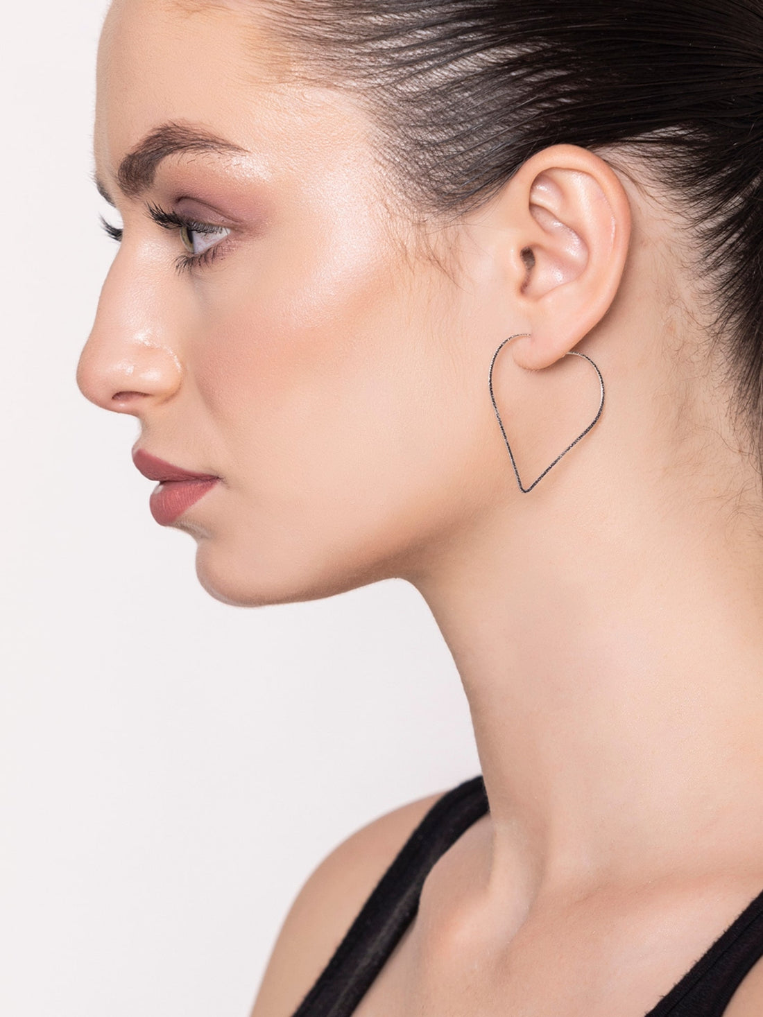 Work Wear Hoops Earrings - Western Gold and Silver-Plated Brass Earrings By Studio One Love