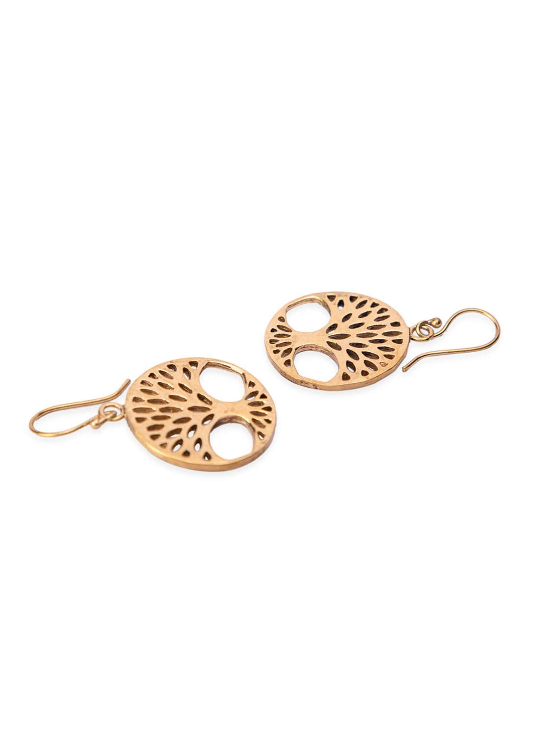 Daily Wear Drops & Danglers Earrings - Western Gold-Plated Brass Earrings By Studio One Love