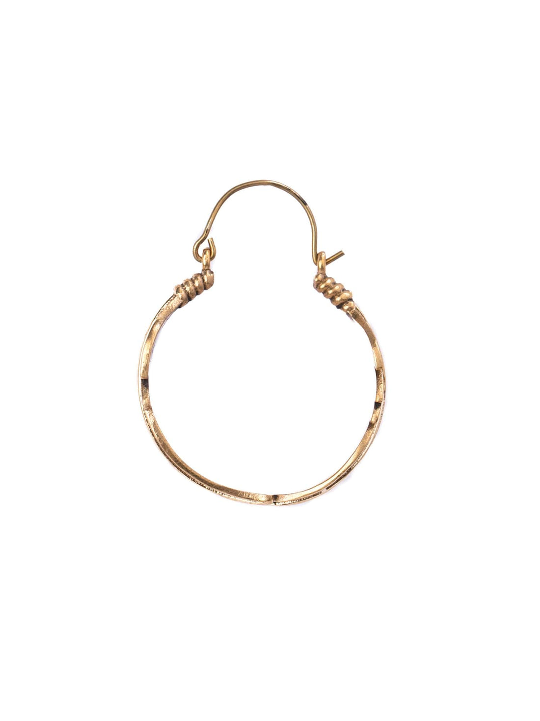 Daily Wear Hoops Earrings - Traditional Gold-Plated Brass Earrings By Studio One Love