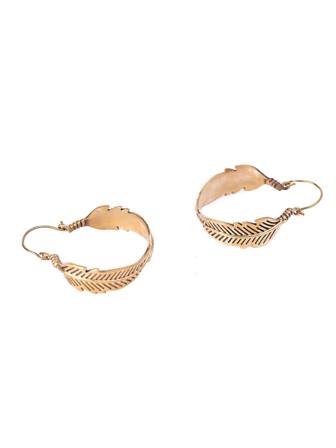 Daily Wear Hoops Earrings - Traditional Gold-Plated Brass Earrings By Studio One Love