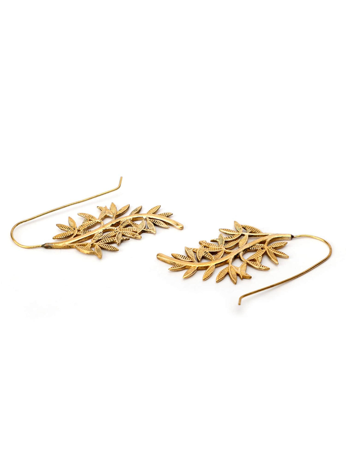 Party Wear Drops & Danglers Earrings - Western Gold-Plated Brass Earrings By Studio One Love