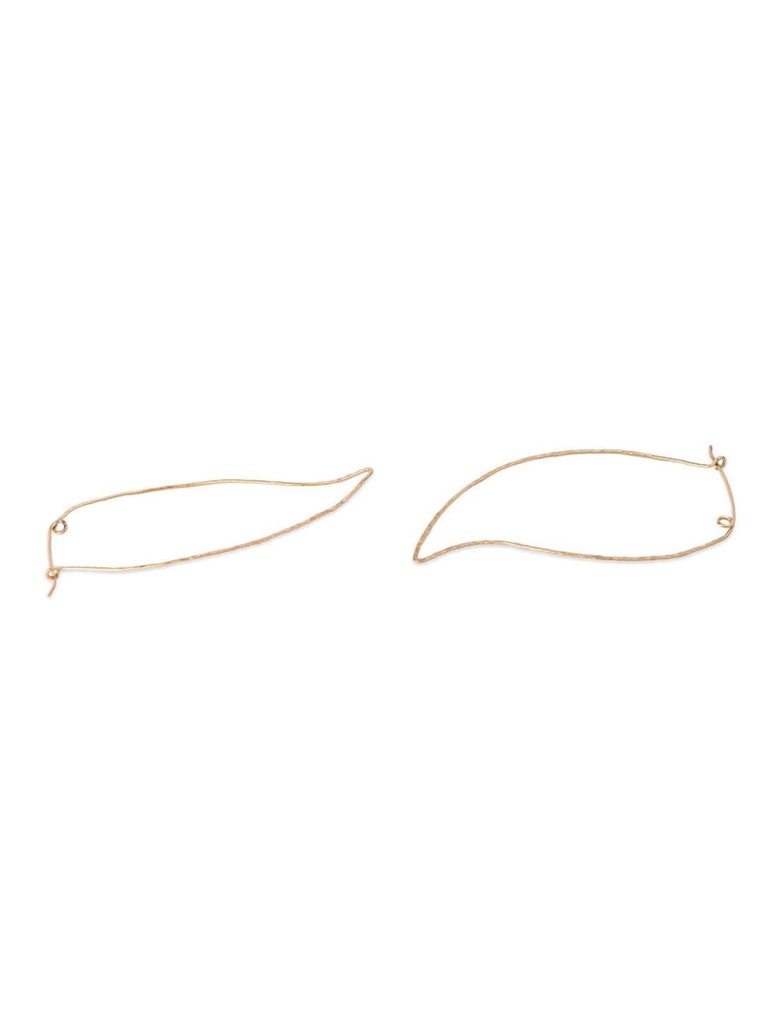 Daily Wear Hoops Earrings - Western Gold-Plated Brass Earrings By Studio One Love