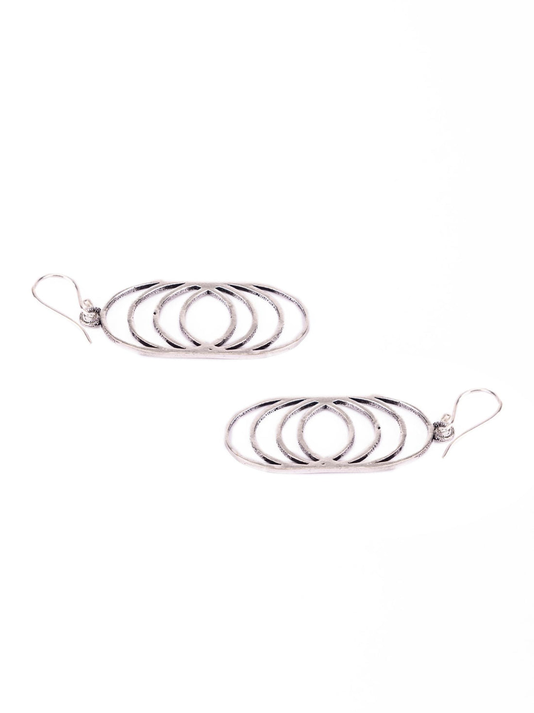 Party Wear Drops & Danglers Earrings - Circlet Charms Gold and Silver-Plated Brass Earrings By Studio One Love