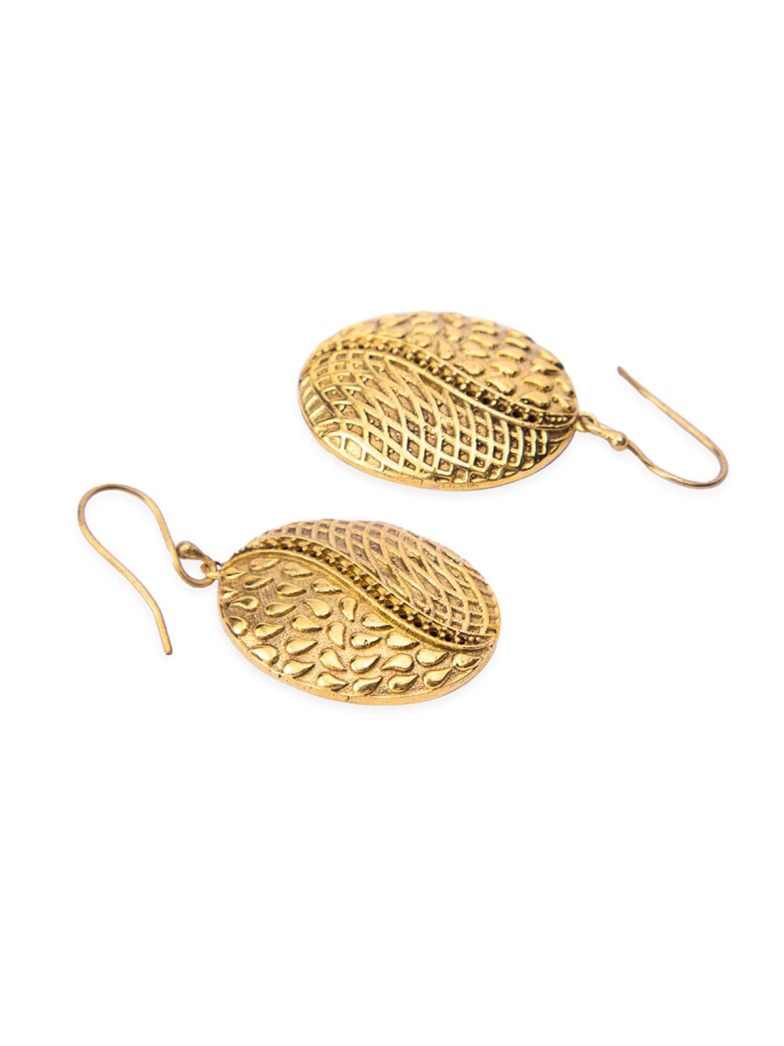 Work Wear Drops & Danglers Earrings - Western Gold and Silver-Plated Brass Earrings By Studio One Love