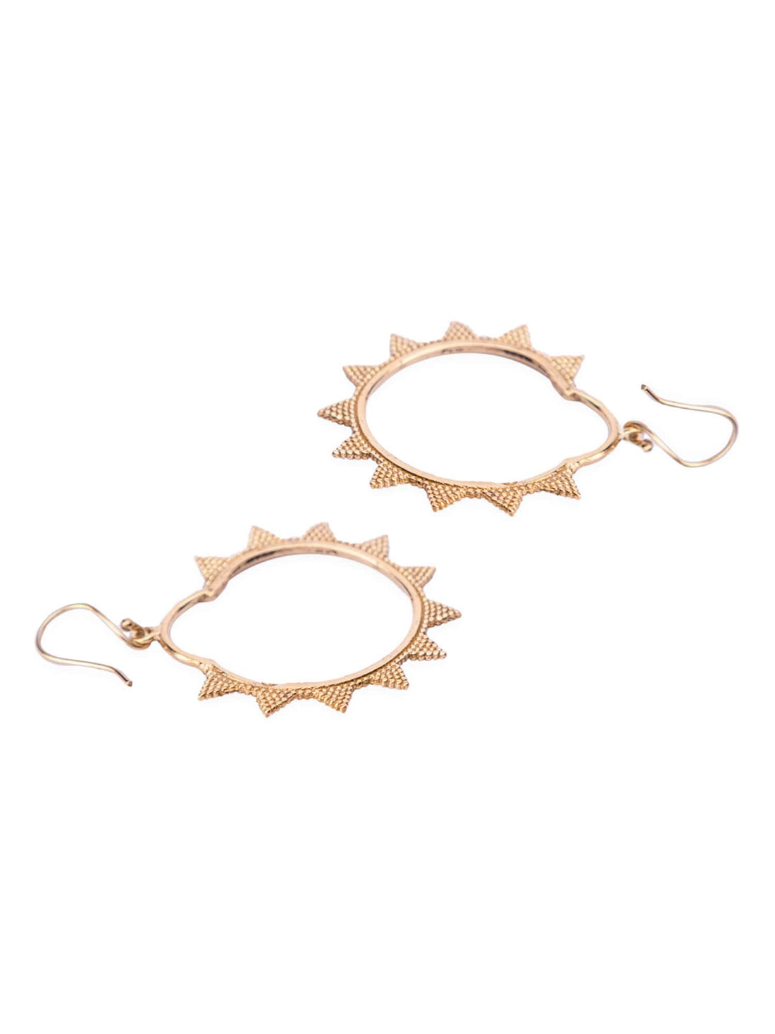 Daily Wear Drops & Danglers Earrings - Western Gold-Plated Brass Earrings By Studio One Love