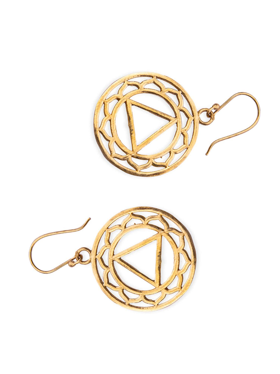 Daily Wear Drops & Danglers Earrings - Western Gold-Plated Brass Earrings By Studio One Love