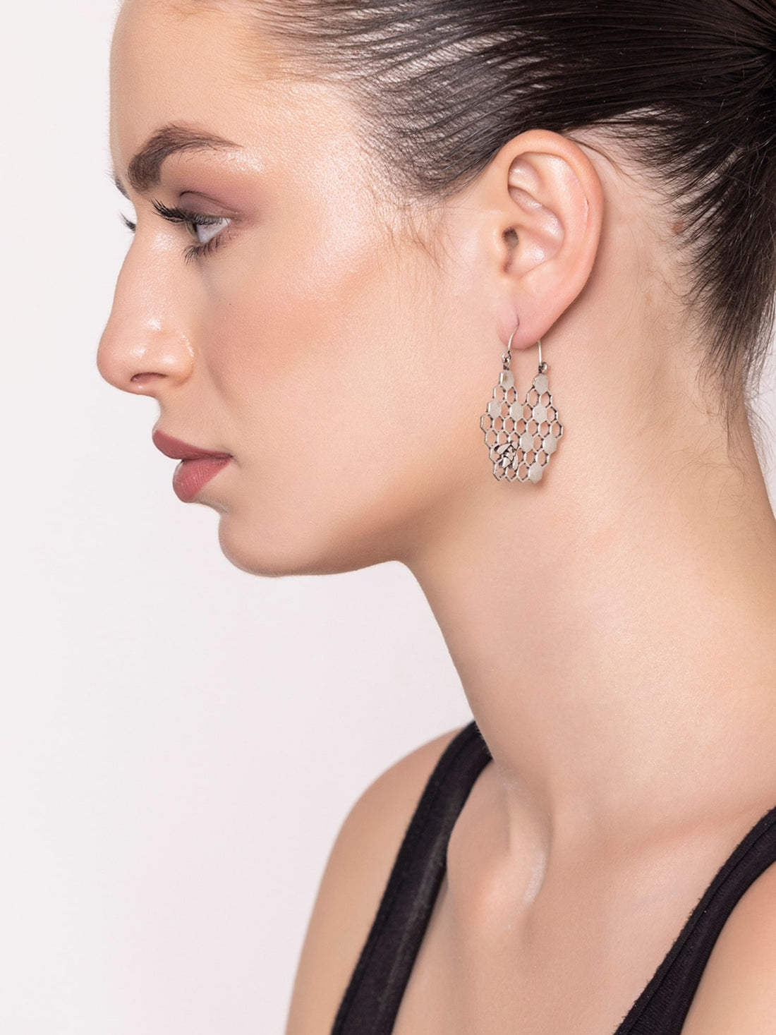 Party Wear Hoops Earrings - Western Gold and Silver-Plated Brass Earrings By Studio One Love