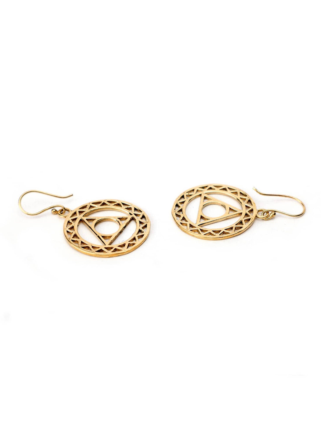 Daily Wear Drops & Danglers Earrings - Western Gold-Plated Brass Earrings By Studio One Love