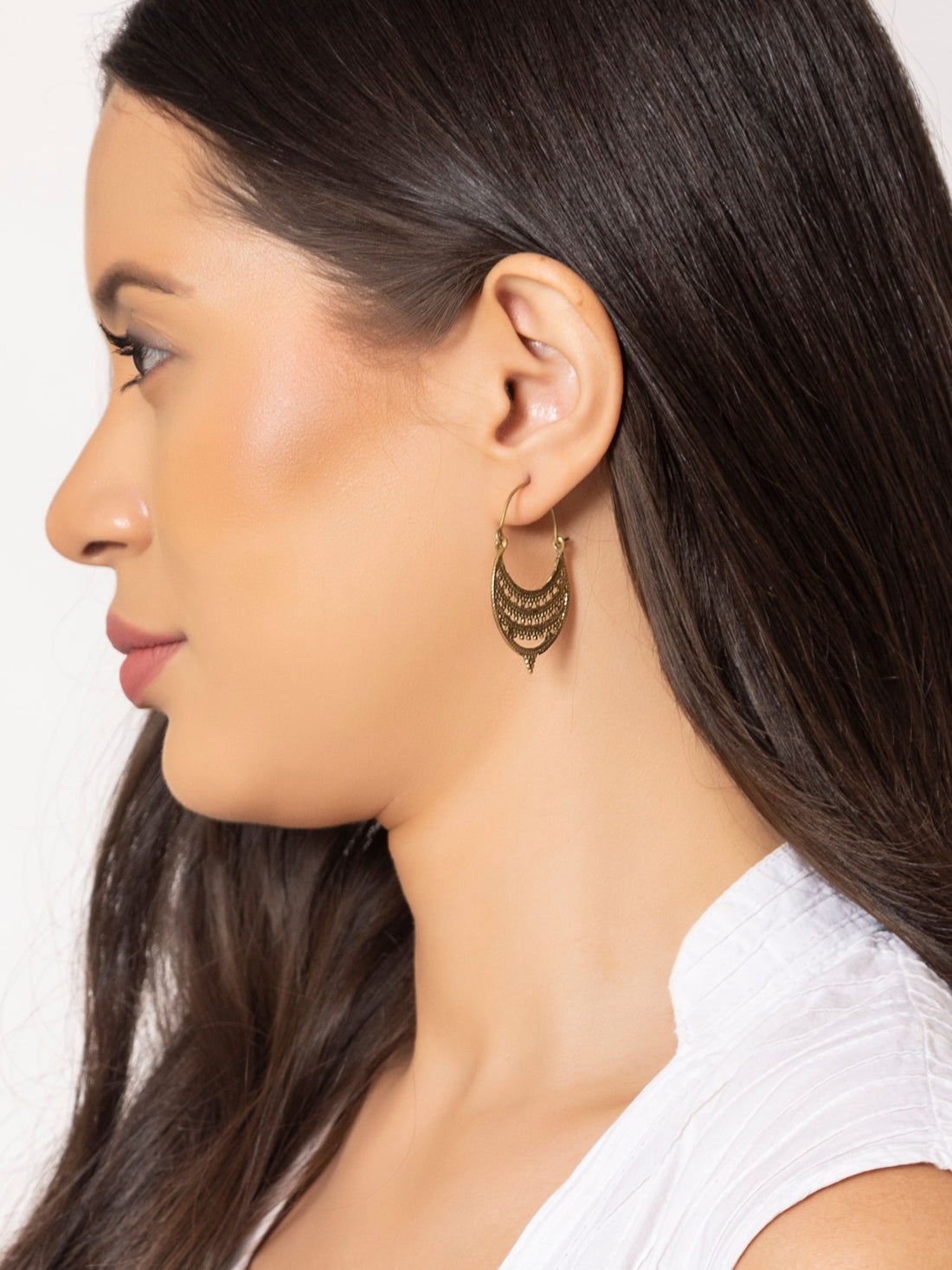 Festive Wear Chandbaalis Earrings - Traditional Gold-Plated Brass Earrings By Studio One Love