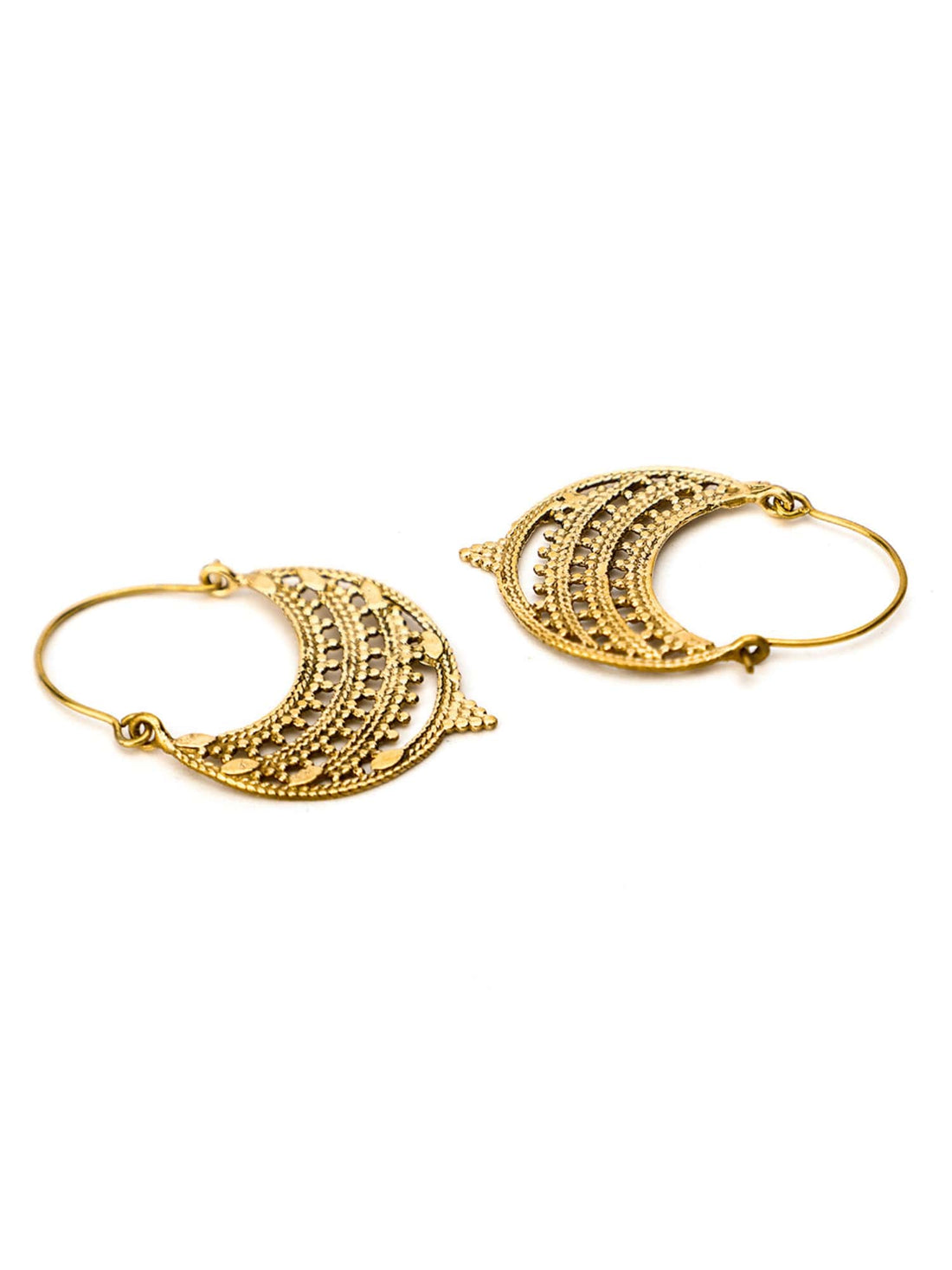 Festive Wear Chandbaalis Earrings - Traditional Gold-Plated Brass Earrings By Studio One Love