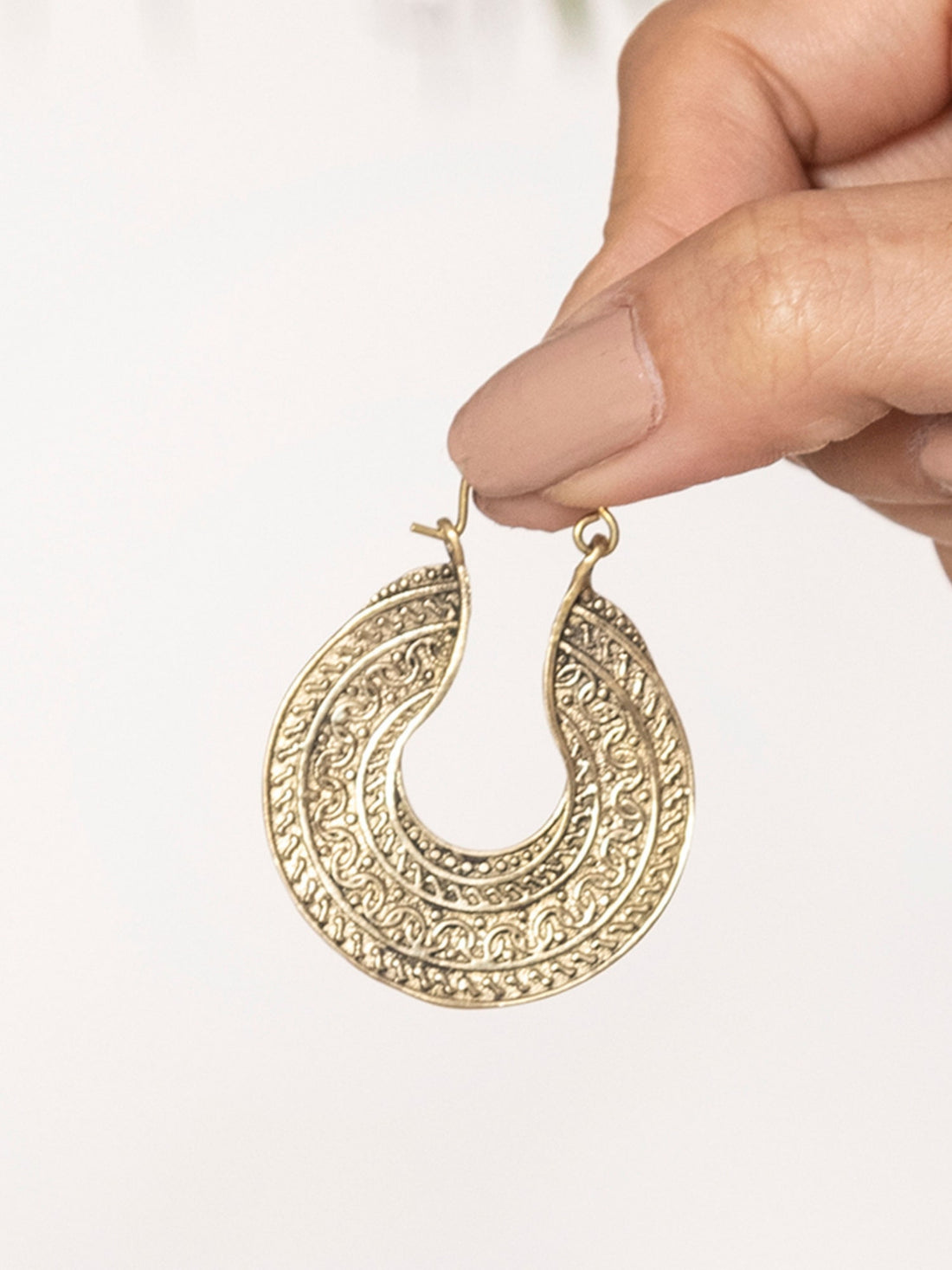 Festive Wear Chandbaalis Earrings - Traditional Gold-Plated Brass Earrings By Studio One Love