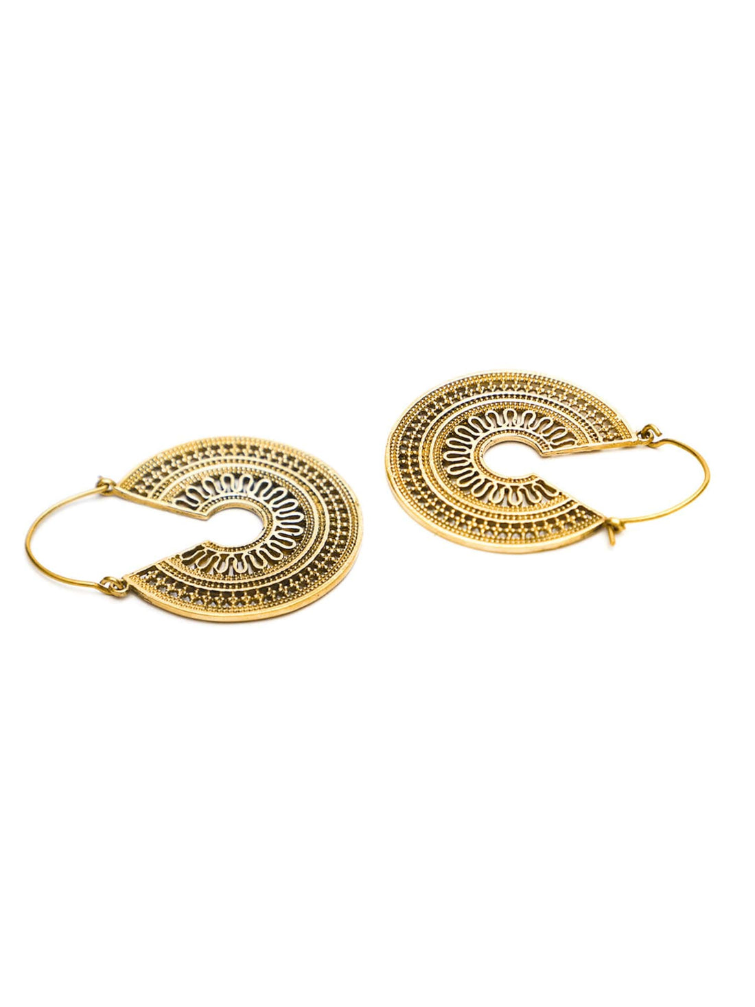 Festive Wear Chandbaalis Earrings - Traditional Gold-Plated Brass Earrings By Studio One Love