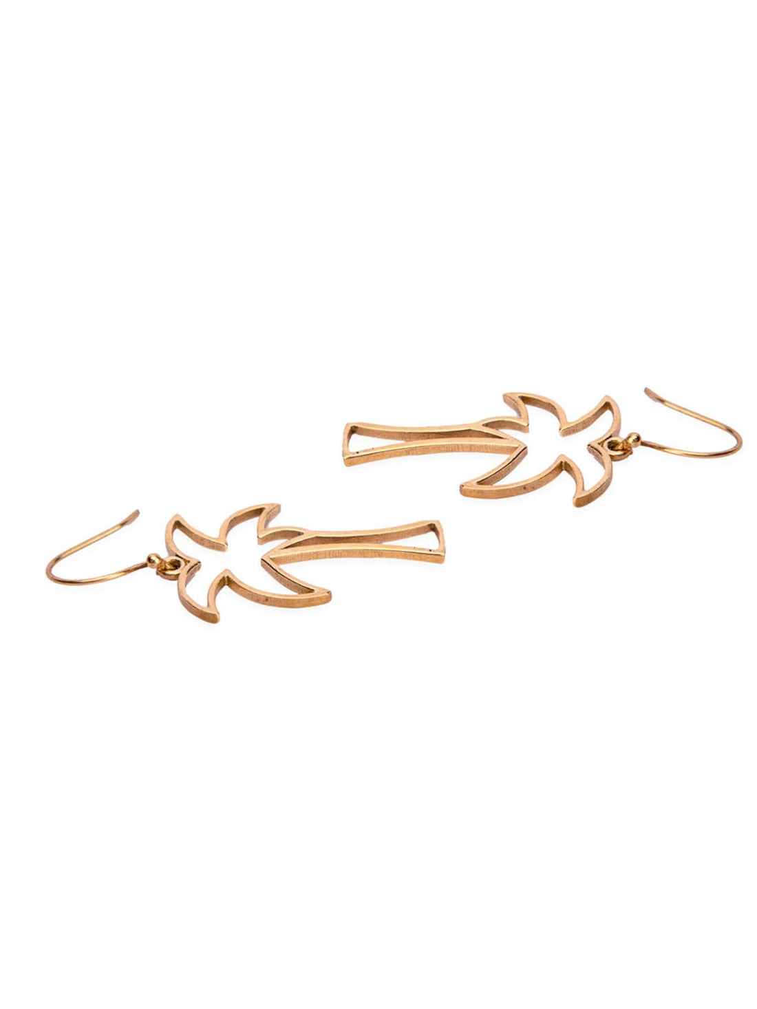 Party Wear Drops and Danglers Earrings - Western Gold-Plated Brass Earrings By Studio One Love