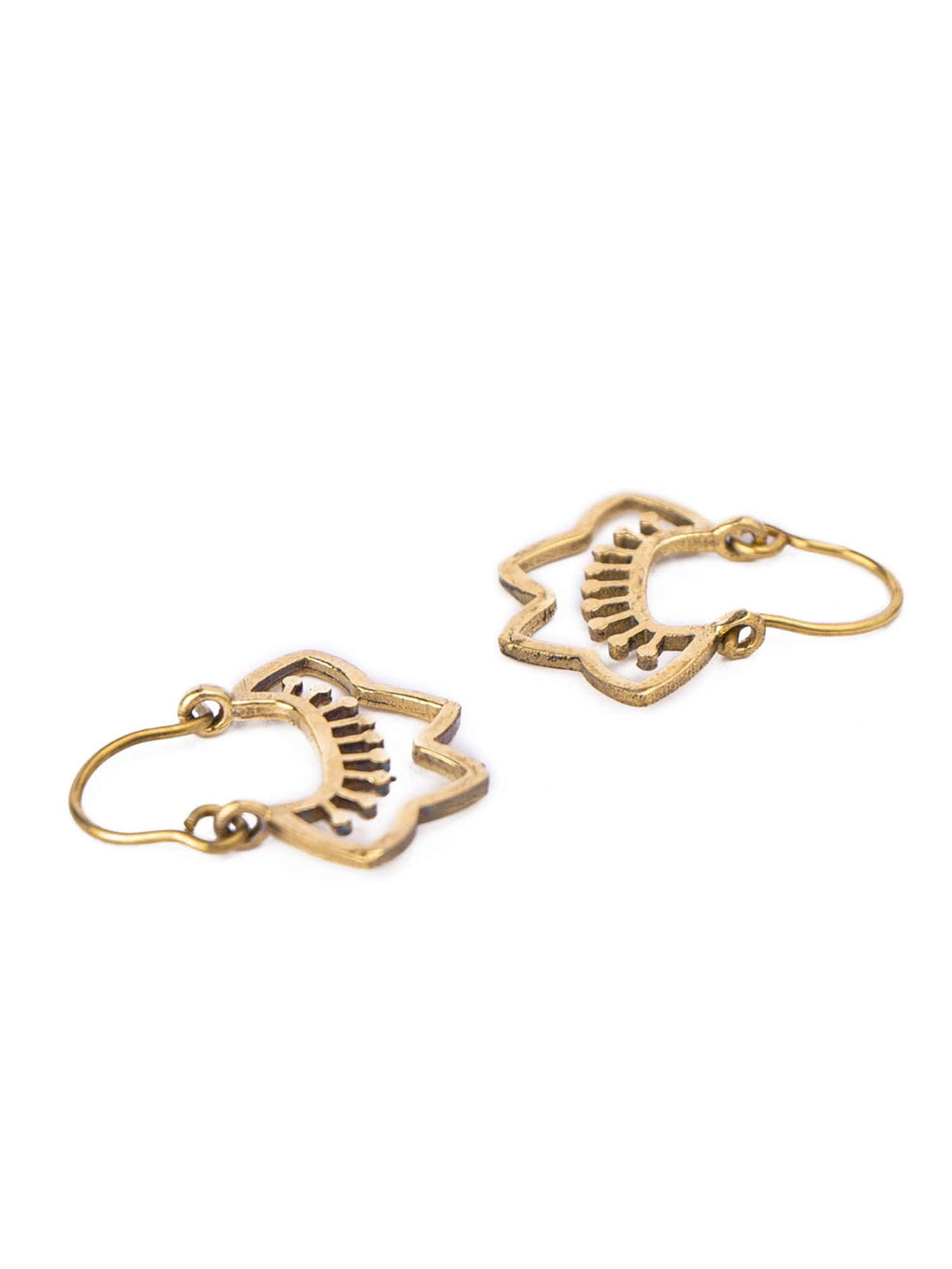 Daily Wear Hoops Earrings - Western Gold-Plated Brass Earrings By Studio One Love