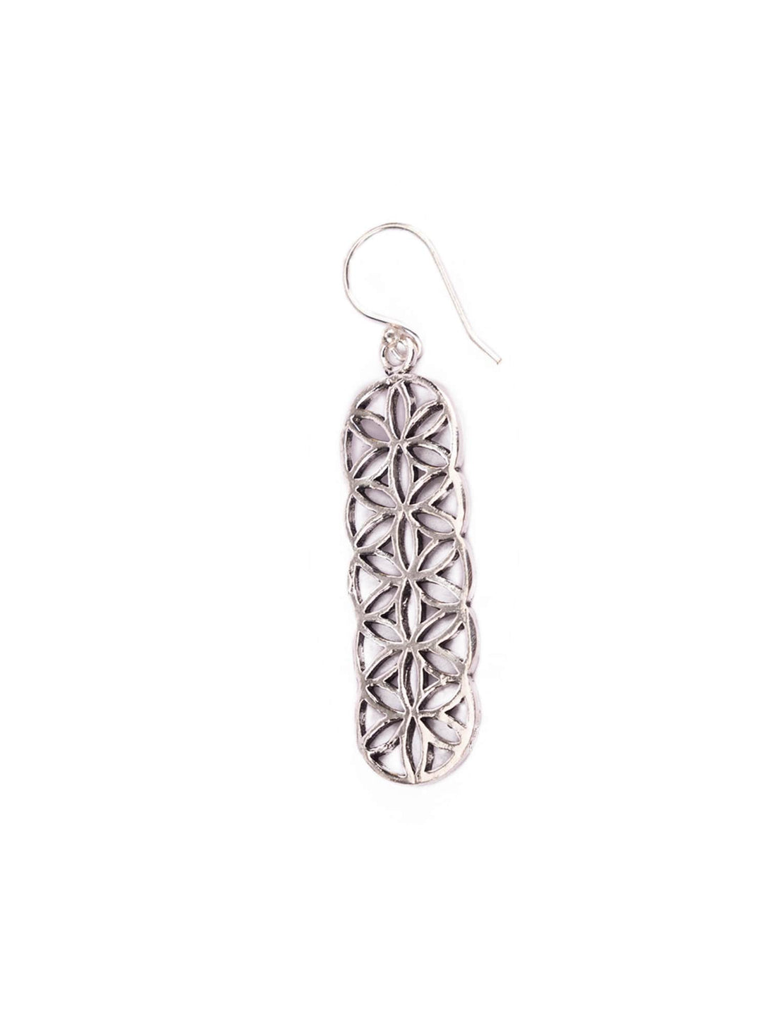 Festive Wear Drops & Danglers Earrings - Festive Facets Silver-Plated Brass Earrings By Studio One Love