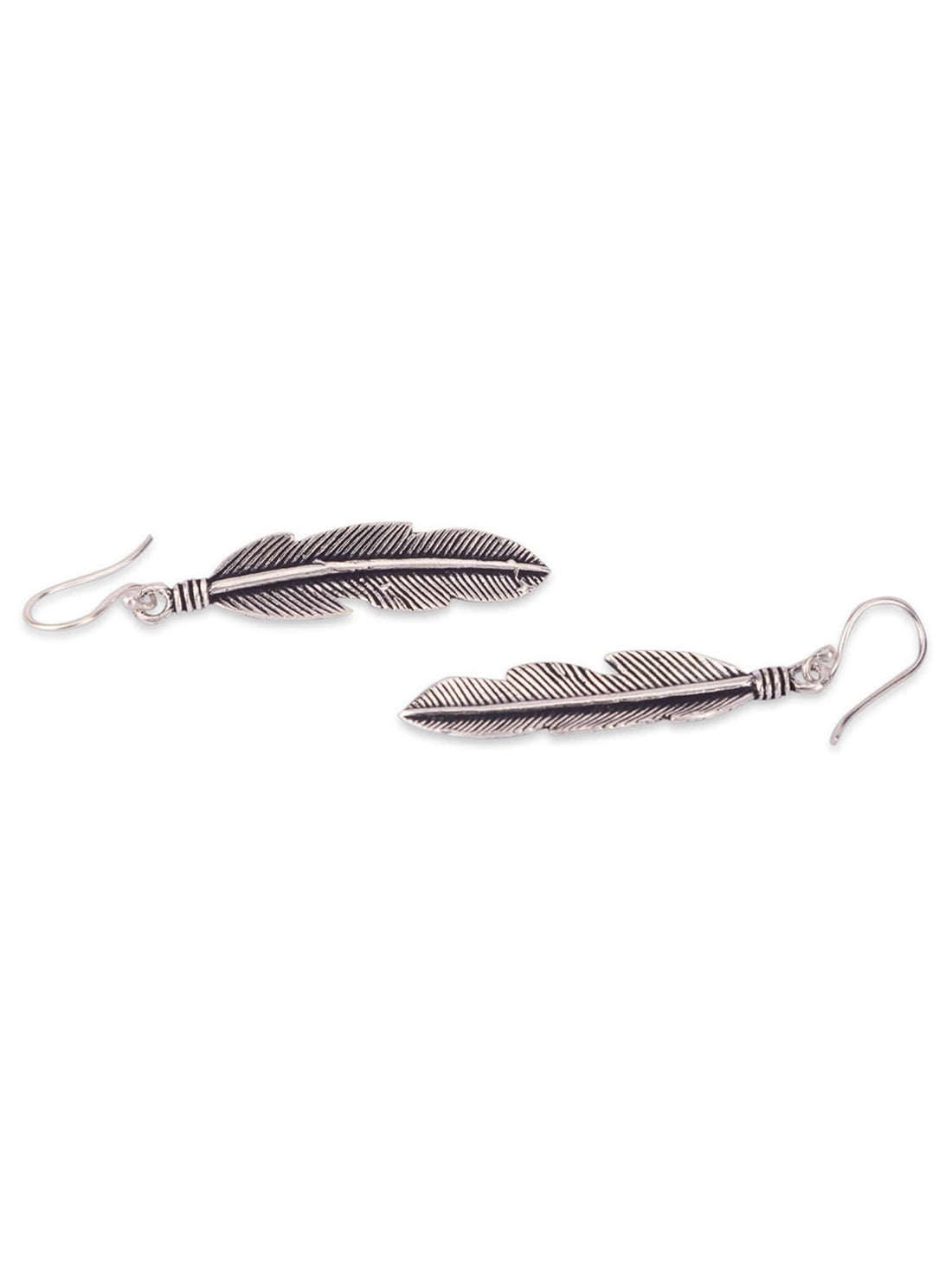 Daily Wear Drops & Danglers Earrings - Sylvan Sophistication Silver-Plated Brass Earrings By Studio One Love