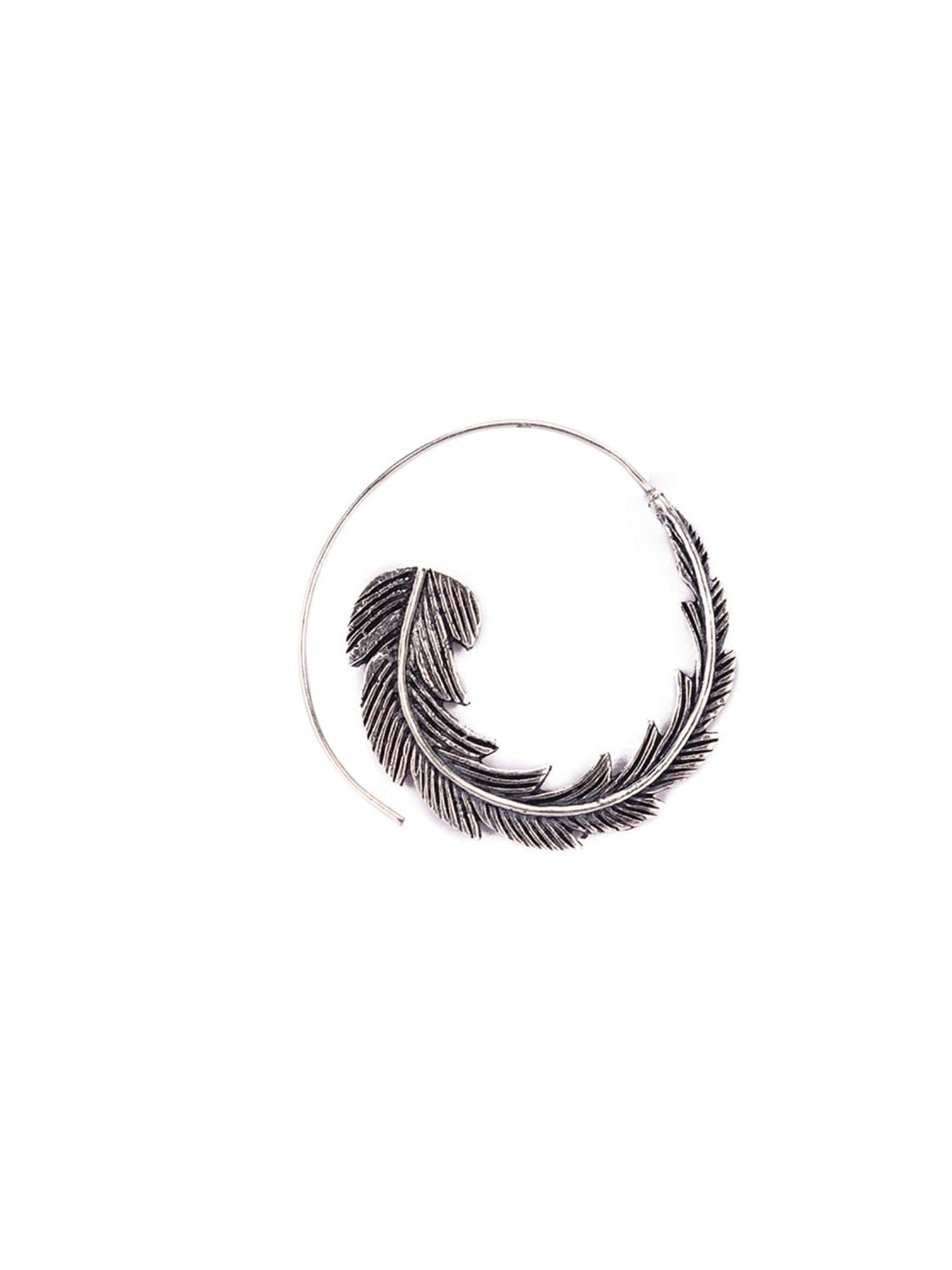 Daily Wear Hoops Earrings - Cosmopolitan Charms Silver-Plated Brass Earrings By Studio One Love